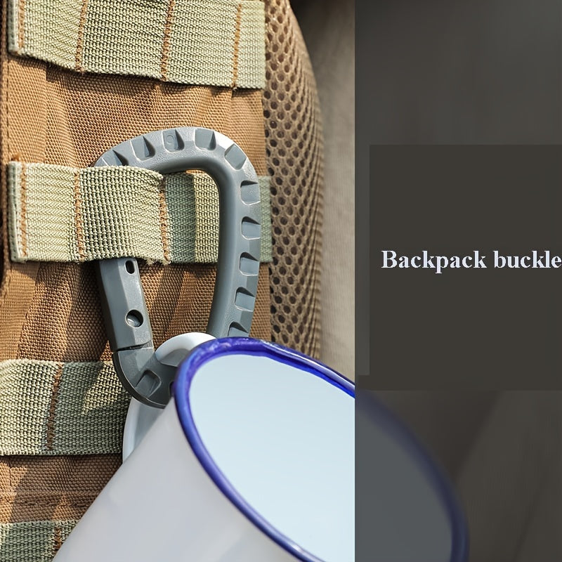 5pcs D Ring Key Chain Keyring for Outdoor Camping Hiking