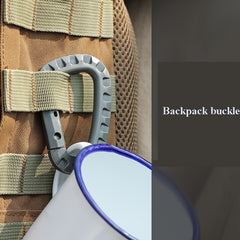 5pcs D Ring Key Chain Keyring for Outdoor Camping Hiking