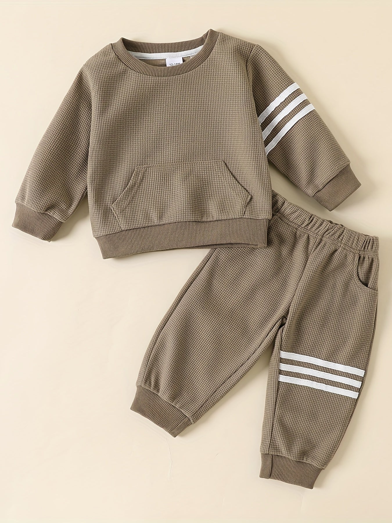 Boy's Casual Sports Suit Long Sleeve Tops & Pants Two piece Set