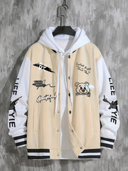Men's Soft shell Botton Up Jacket With Pockets