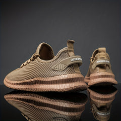 Men's Lace-up Lightweight Sneakers Breathable Outdoor Casual Shoes
