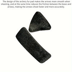 1 Pair Archery Arrow Rest Self Adhesive Stick On Arrow Rest