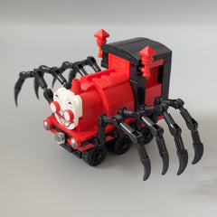 262pcs Red Spider Train Assembly Toy Kids Educational Gift