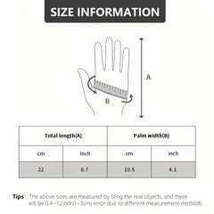 Full Finger Cycling Gloves Breathable Non-slip Mountain Bike Motorcycle Gloves