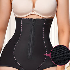High Waist Zipper Shaping Panties Tummy Control Butt Lifting Panties