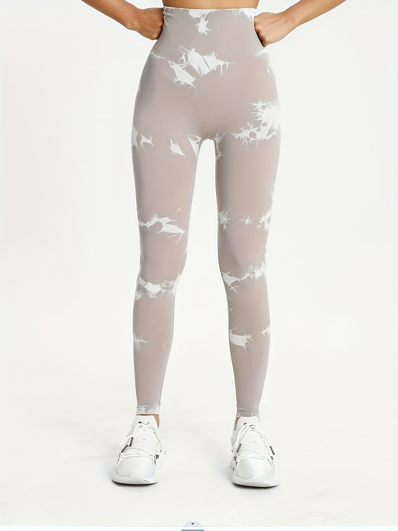 Tie Dye High Waist Butt Lifting Sports Pants Yoga Leggings Women's Activewear