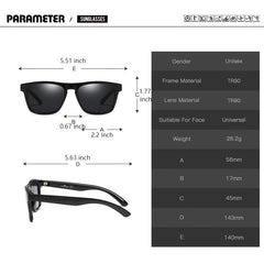 PARANOID Vintage Polarized Sunglasses P8816