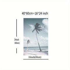 Tropical Coconut Palm Trees Wall Decor