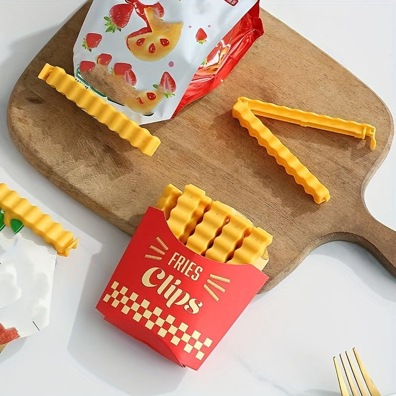 12pcs Food Sealing Clip Moisture-proof Plastic Bag Strip