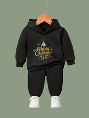 Girls 2pc Christmas Hoodie Sweatshirt and Pants Set