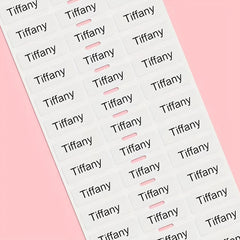Custom Waterproof Name Stickers for Children's School Stationery