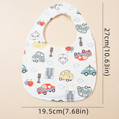 2pcs U Shaped Newborn Bibs Waterproof Anti dirty Bibs