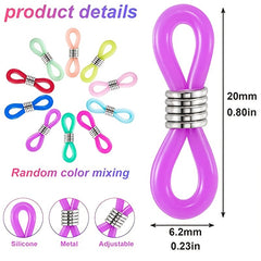 20pcs Silicone Knitting Needle Stoppers Crochet Project Keeper