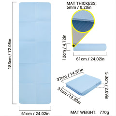 Foldable Yoga Mat - Non Slip Surface - Moisture Resistant