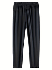 Men's Zipper Pockets Joggers Casual Stretch Sweatpants