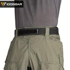 IDOGEAR Tactical Belt Mens Sports Inner Belt Military 4 Waist Belt Army Nylon