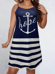 Anchor & Stripe Print Nightdress