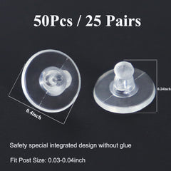 Earring Backs with Pad Safety Clutch Replacement for Earrings