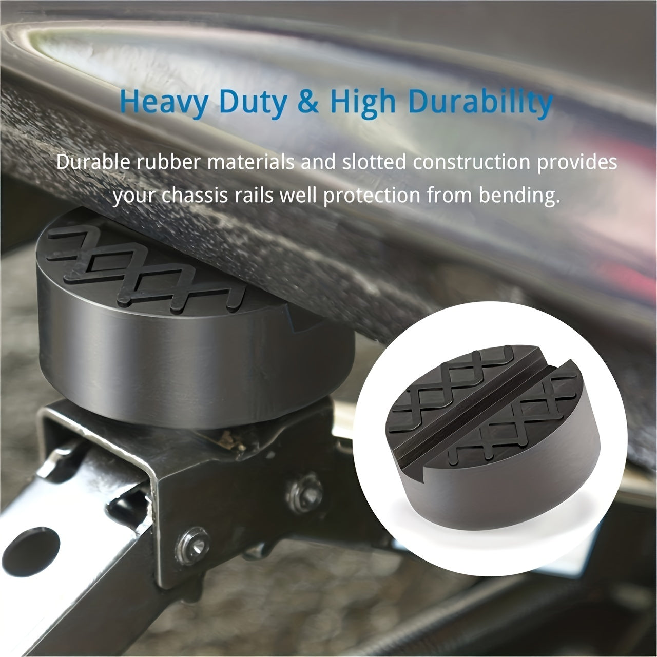 Universal Jack Rubber Pads for Frame Protection