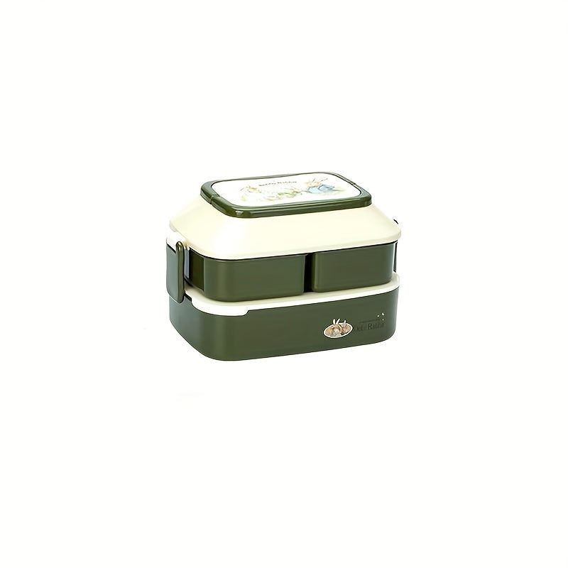 950ML Double Layer Portable Lunch Box Microwave Safe Leakproof Food Container