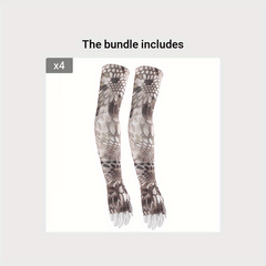 Camouflage Ice Silk Sunscreen Sleeves for Outdoor Activities Unisex