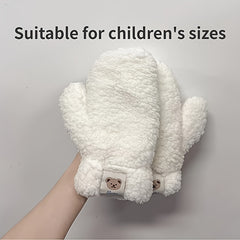 Autumn Winter Velvet Gloves Riding Velvet Warm Gloves