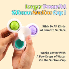 3 Pack Suction Cup Spinner Toys for Babies & Toddlers