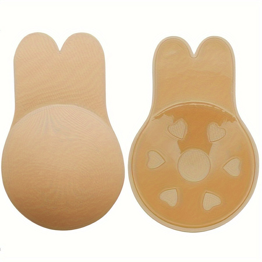 2pcs Women Push Up Bras Self Adhesive Silicone Strapless Invisible Bra