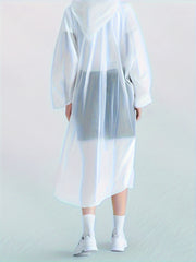 7pcs Unisex Disposable Raincoat Waterproof Emergency Raincoat for Camping Hiking