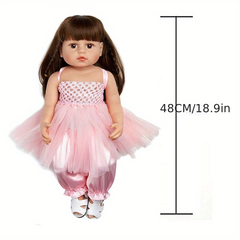 Realistic Full Body Silicone Reborn Dolls Lifelike Washable Waterproof