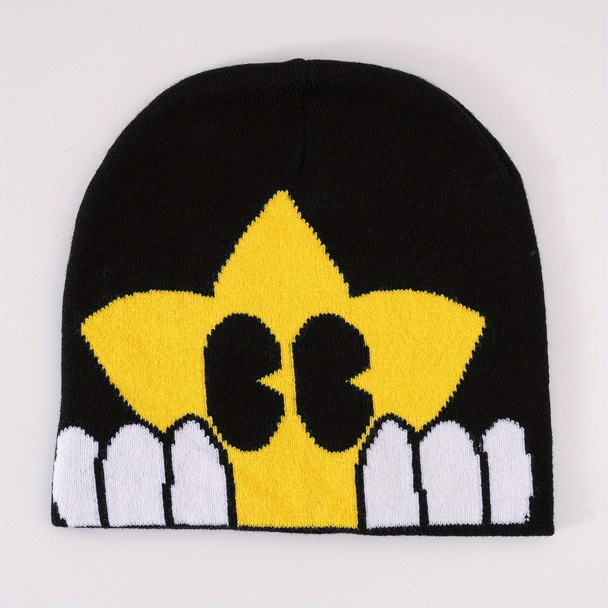 Star Jacquard Cartoon Beanie Warm Knitted Hat Unisex Skull Hat