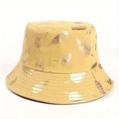 Bucket Hat Feather Version Bronzing Sunshade All match Sunscreen