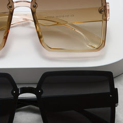 2 Pairs Men's Large Frame UV Protection Sunglasses