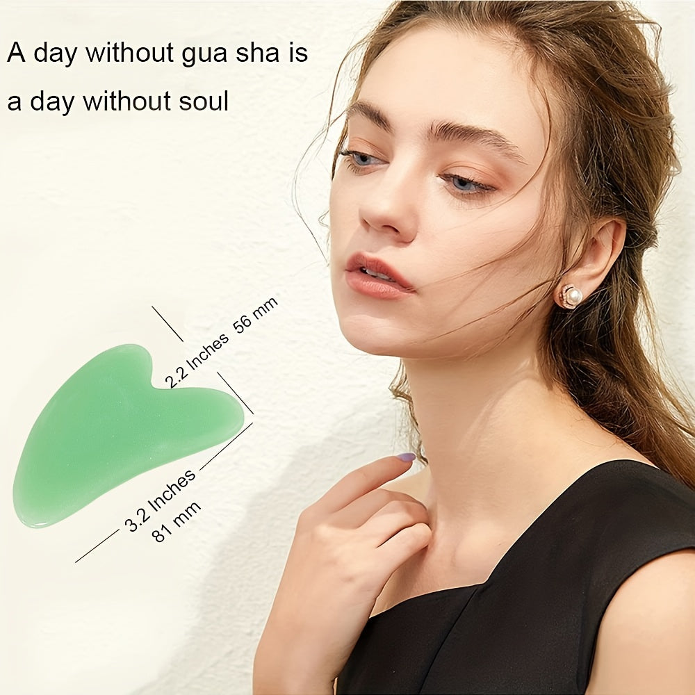 Heart Shape Gua Sha Massage Tool For Face Scraping