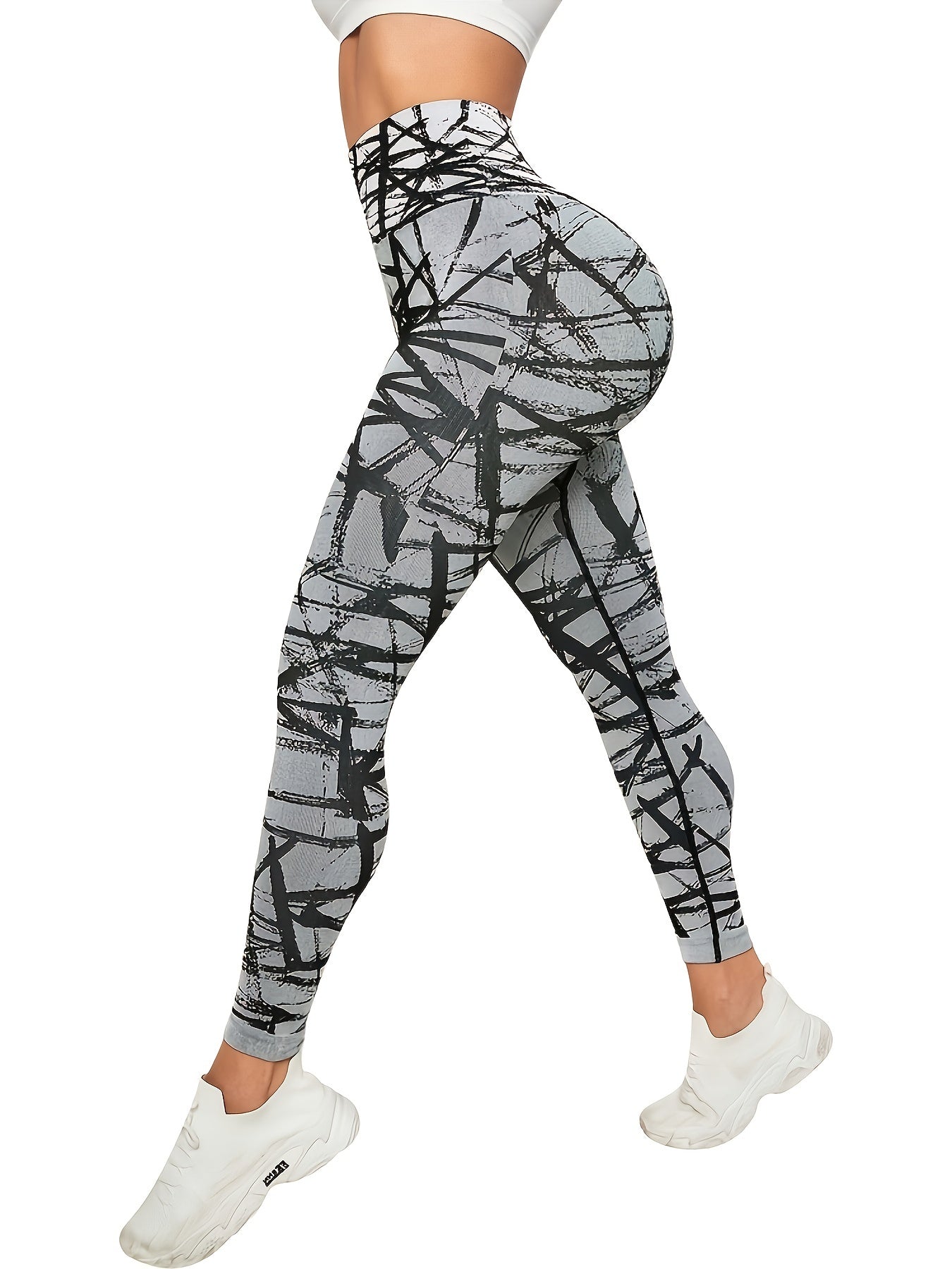 High Waist Hip Lift Leggings Quick Dry Fitness Tight Pants For Women