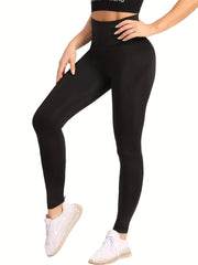 Yoga Fitness Leggings Solid Sports Pants Women's Activewear