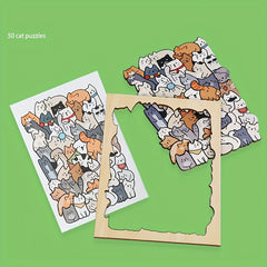 Animal Puzzle Toy Cat Dog Panda Game Cartoon Painting Decoration