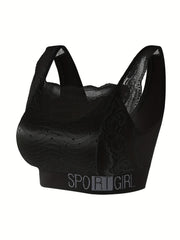 Comfy Lace Wireless Bra Full Coverage Stretch Bra