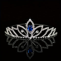 Crystal Tiara Queen Crown Bridal Wedding Hair Accessories