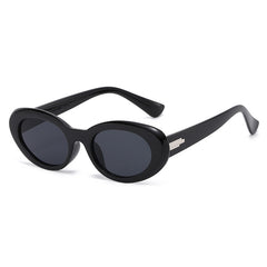 Vintage Oval Gradient Sunglasses