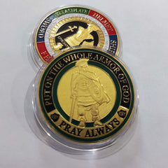 Armored Of God Collection Full Body Armor Challenge Coin