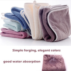 5pcs Soft Absorbent Hand Towel 13 X 29 Inch Coral Fleece Towel