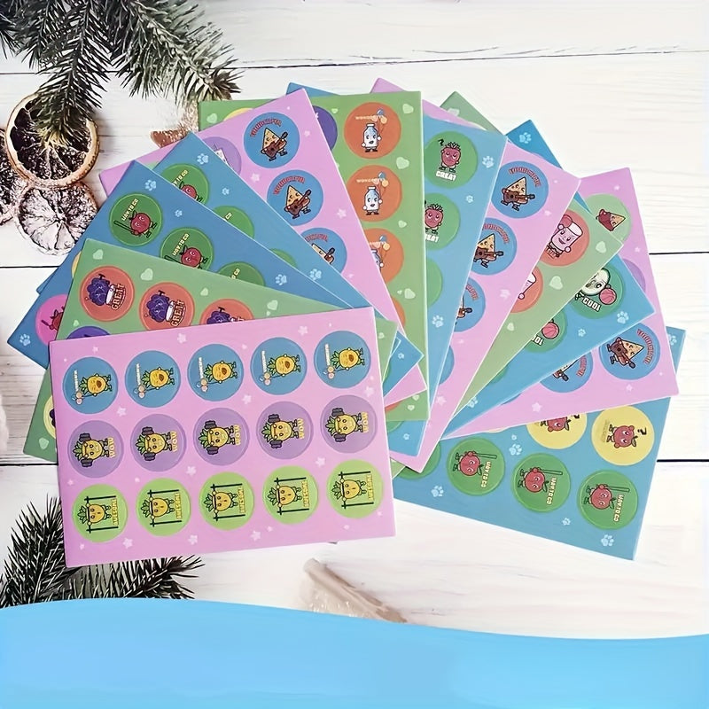 18pcs Scratch And Sniff Stickers Variety of Scents