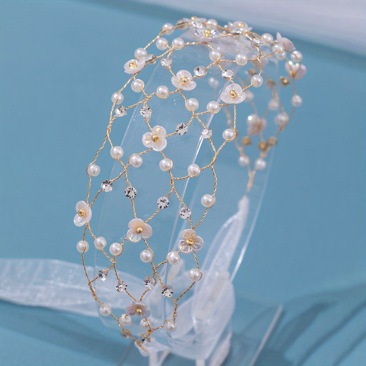 Kids Rhinestone Hair Accessory for Party Dress