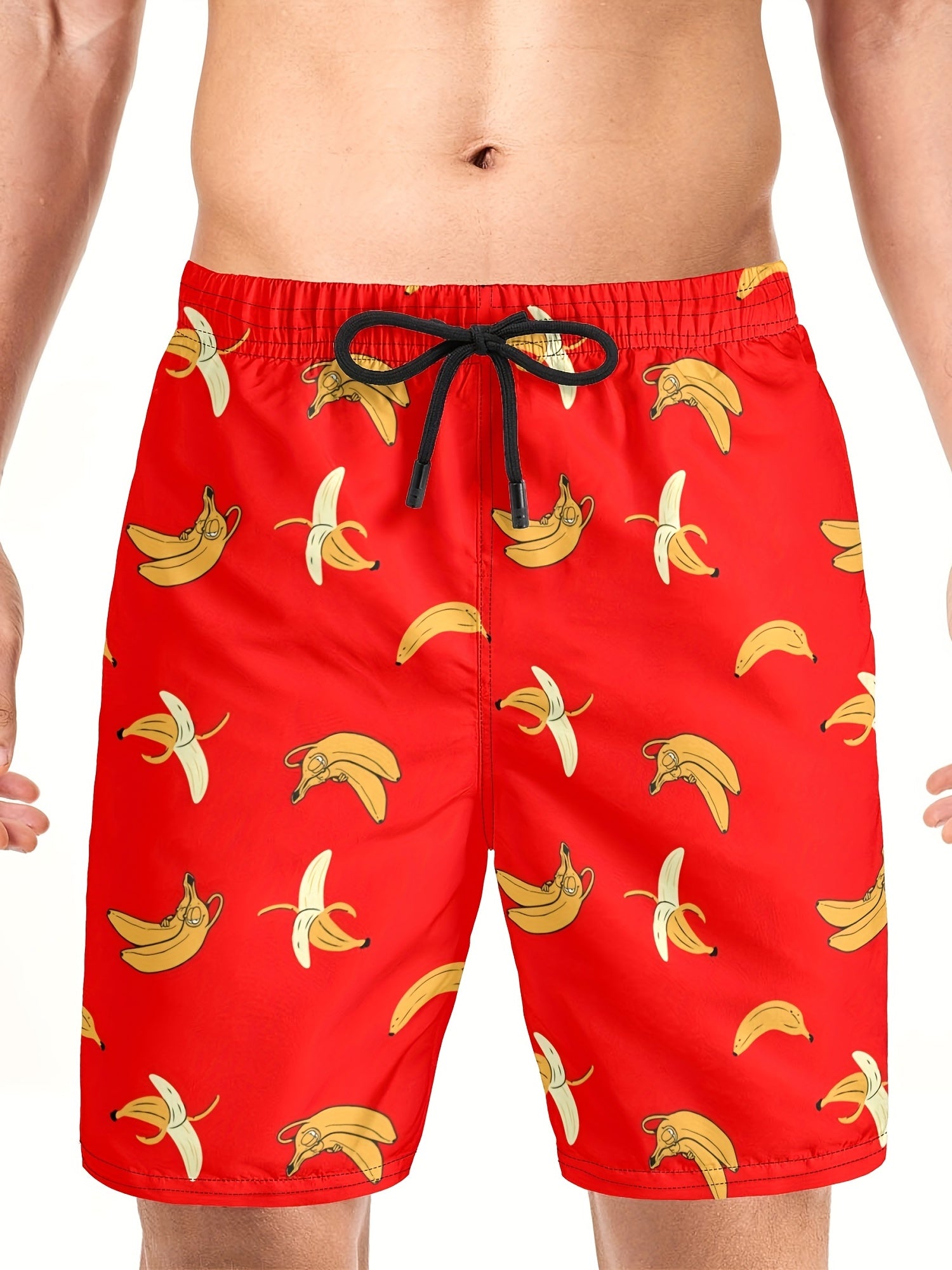 Bananas Drawstring Swim Trunk Men's Board Shorts