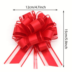 6pcs Pull Bows Christmas Party Birthday Gift Wedding Ribbon Bows
