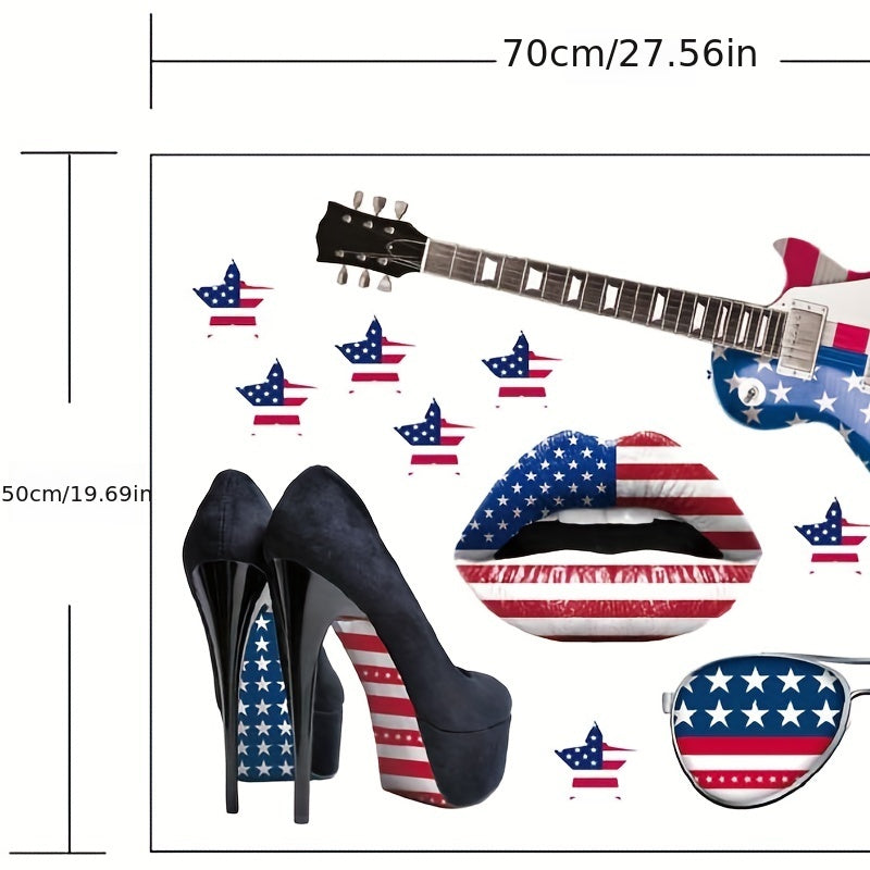 High Heels Wallpaper Stickers PVC Removable Decorative for Living Room Bedroom