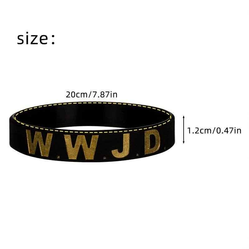 Women's Rubber Faith Blessing Wristband