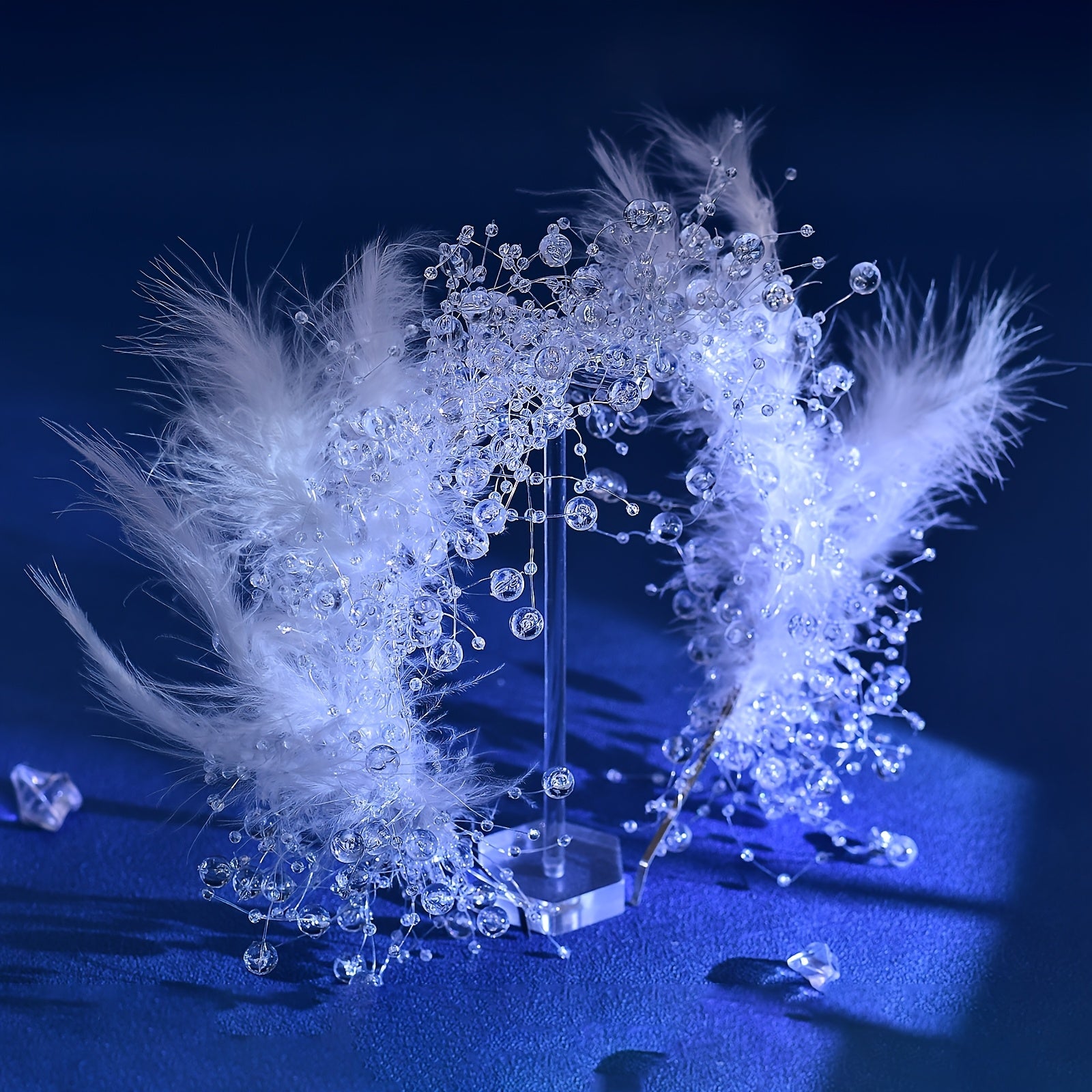 Crystal Headpiece Tassel Headband for Wedding Dress HP725
