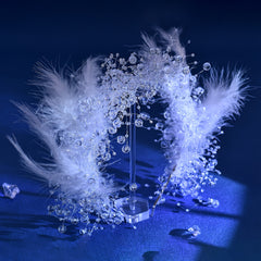 Crystal Headpiece Tassel Headband for Wedding Dress HP725